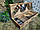 Набір шампурів розбірних 6 шт. подарунковий у дерев'яному кейсі з гербом 660х12х2,5 мм. BST 123117, фото 6