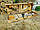 Подарунковий набір шампурів 6 шт. з набором аксесуарів у дерев'яному кейсі 600x10x3 мм. BST 123111, фото 2