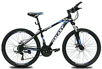 Горный велосипед mtb galaxy 26 "frame 17" чёрно-синий 0664BB