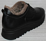 Кросівки зимові шкіряні великого розміру від виробника модель ЛС23-КР-1Бзима, фото 6
