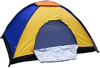 Туристическая палатка + москитная сетка 3х3м 6-7 чел. цвет 1677