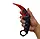 Ніж керамбіт carambit cs:go claw mix color case 19.5 см 1967, фото 6
