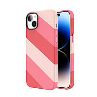 Кольоровий чохол для iPhone 15 Plus із магнітом MagSafe VOKAMO Pink (NVK010814)
