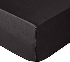 Простирадло Amazon Basics на гумці, 160 x 200х30 см, чорний