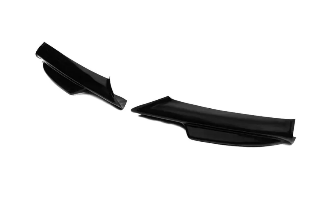Накладка на передній бампер BMW 3 (E90) 2005-2009, M-Paket (2шт), (T1203FLAP)