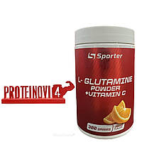 Аминокислота глютамин с витамином С Sporter L Glutamine + Vitamin C 300gr