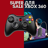 Game Controller блютуз джойстик Bluetooth для Xbox X-360 (XBOX) с вибрацией черный