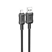 Кабель для зарядки HOCO X94 Leader charging data cable iP Black