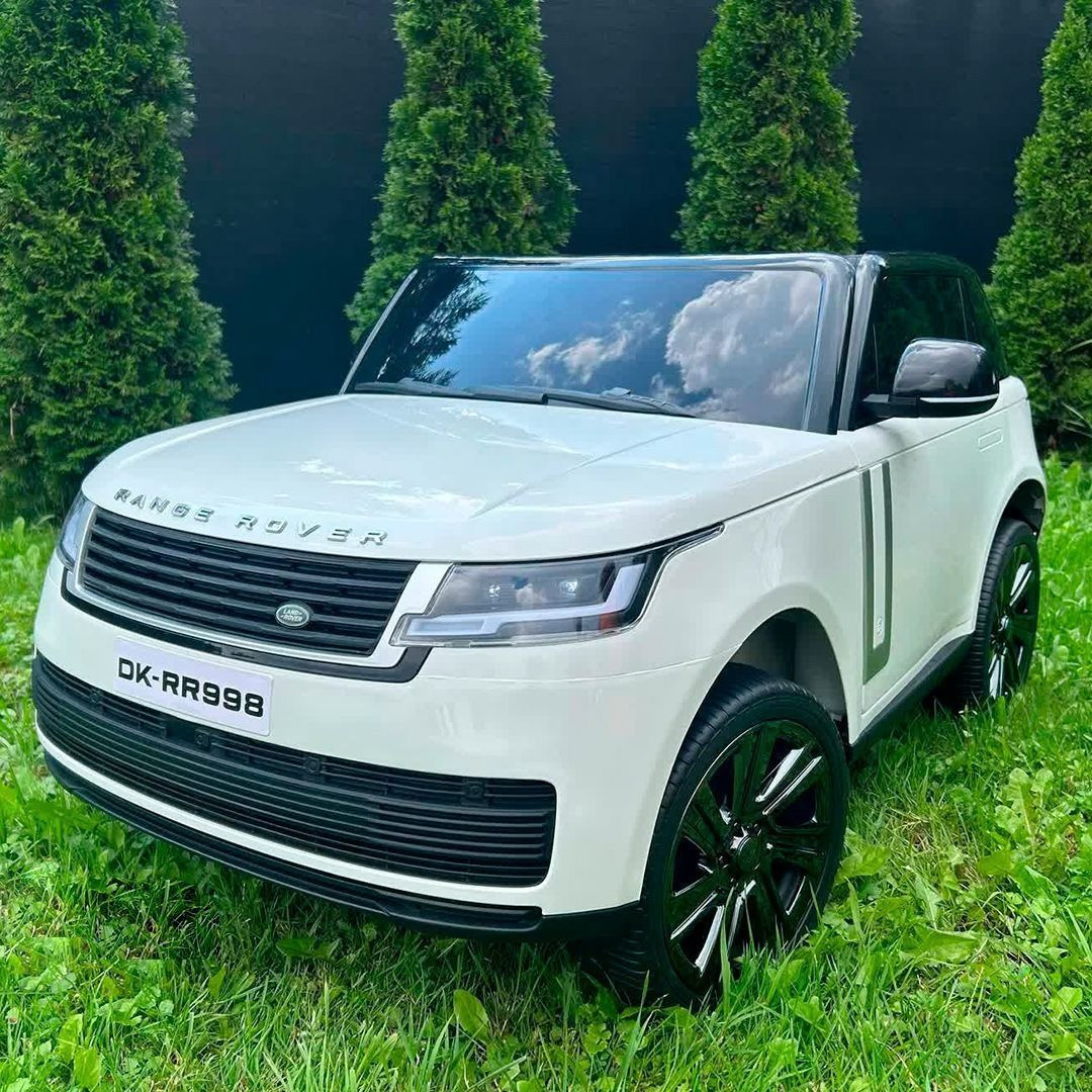 Дитячий електромобіль на акумуляторі Джип Range Rover M 5055 з пультом р/у для дітей 3-8 років білий