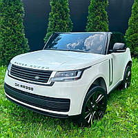 Детский электромобиль на аккумуляторе Джип Range Rover M 5055 с пультом р/у для детей 3-8 лет белый