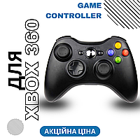 Топовый обновленный джойстик на аккумуляторе Bluetooth для Xbox X-360 (XBOX) с вибрацией черный