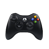 Новий та потужний бездротовий джойстик Bluetooth для Xbox X-360 (XBOX) з вібрацією чорний, фото 8
