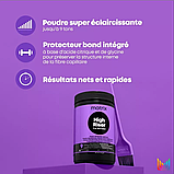 Пудра з бондером для освітлення волосся до 9-ти рівнів тону Matrix High Riser Pre-Bonded, 500g, фото 9