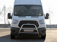 Защита переднего бампера - Кенгурятник Ford Transit (15+)
