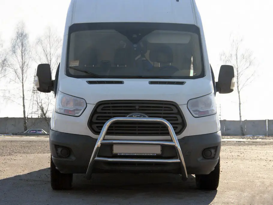 Захист переднього бампера - Кенгурятник Ford Transit (15+)