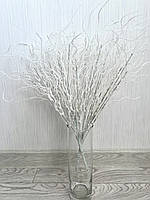 Гілка для новорічного декору. Осока хвиляста , білий перламутр ( 50 см кущ , на 12 гілочок ), фото 7