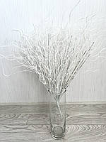 Гілка для новорічного декору. Осока хвиляста , білий перламутр ( 50 см кущ , на 12 гілочок ), фото 8