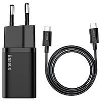 МЗП Baseus 25W Super Si QC Type C to Type C USB-C (TZCCSUP-L01) black