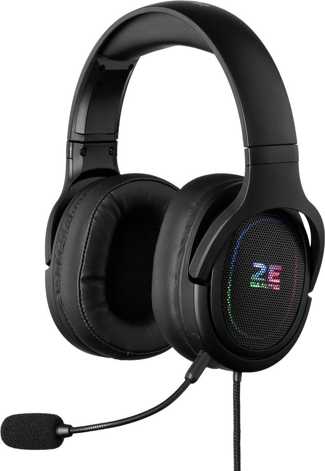 HF Stereo 2E HG330 Gaming LED black+ мікр UA (2E-HG330BK)