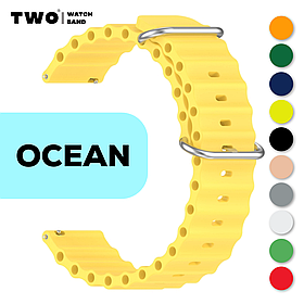 Ремінець Ocean для Samsung 20 мм Жовтий