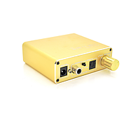 Активный конвертер VEGGIEG F102 из цифрового (SPDIF) в аналоговый (RCA) аудио сигнал, регулировка звука, Gold