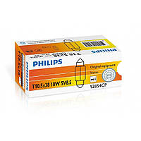 Лампа розжарювання Philips Festoon T10.5X38, 10шт/картон 12854CP