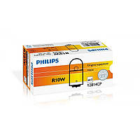 Лампа розжарювання Philips R10W, 10шт/картон 12814CP