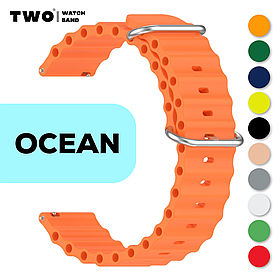 Ремінець Ocean для Samsung 20 мм Помаранчевий