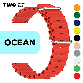 Ремінець Ocean для Samsung 20 мм Червоний