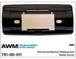 Рамка перехідна AWM 781-00-011 для встановлення магнітол на яхті (Black)