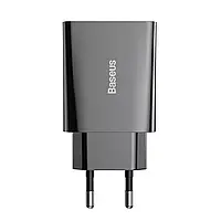 Сетевое зарядное устройство Baseus Speed Mini PD Charger 20W, 3А (1 Type-C) блок для зарядки телефона черный