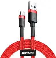 Кабель Baseus Cafule Micro USB 2.4A (1m) Красный