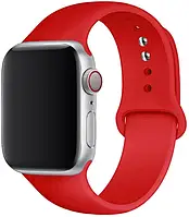 Силіконовий ремінець Sport Band для Apple Watch 42 44mm Red (Червоний)