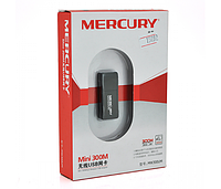 Беспроводной сетевой адаптер Wi-Fi-USB MERCURY mini MW300UM, 802.11bgn, 300MB, 2.4 GHz, WIN7 / XP / Vista /