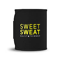 Спортивный пояс триммер для похудения Sports Research Sweet Sweat Waist Trimmer Yellow