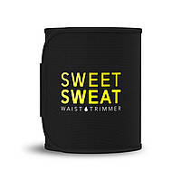 Спортивный пояс триммер для похудения Sports Research Sweet Sweat Waist Trimmer Yellow M (талия до 97 см)