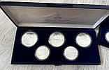 Набір срібних монет СРСР XXll Олімпійські ігри в Москві 1980 г 28 монет, фото 3