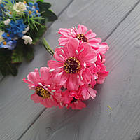 Букет мак насичено рожевий на ніжках