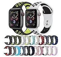 Силіконовий ремінець Sport Nike+ для Apple Watch 38 / 40 / 41 mm