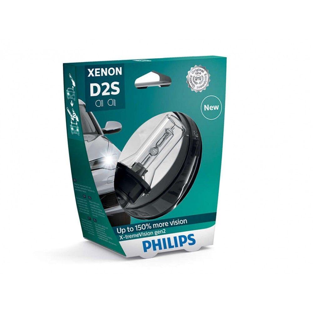 Ксенонова лампа Philips D2S X-tremeVision gen2 85122 XV2 S1 +150%