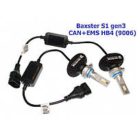 Світлодіодні лампи Baxster S1 gen3 HB4 (9006) 6000K CAN+EMS (2 шт)