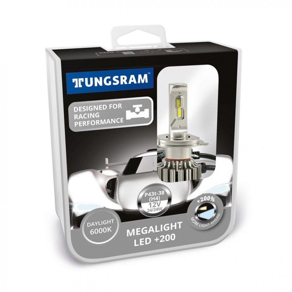 Світлодіодні лампи Tungsram Megalight LED H4 6000K P43t-38 60430 PB2