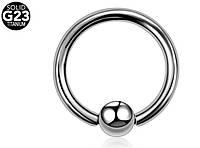 BCR-кольцо с толщиной 1.2мм (16G) пирсинг