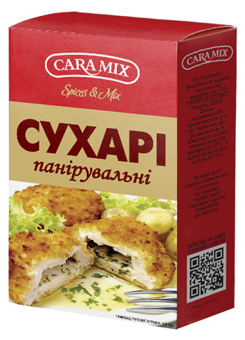 Сухарі панірувальні, 100г Тм Caramix, фото 1