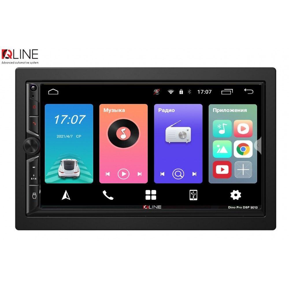 Мультимедіа 2-DIN Qline DinoPro DSP 9010 Android 10 4/64 OLED