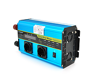 Инвертор напряжения LY3200W (DC:1600W) 12/230V с правильной синусоидой 2 Shuko 4*USB (DC:5V/2A) клеммы+провода