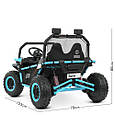 Дитячий квадроцикл Мотовездехід FORCE 1000 Sport EPS (синій колір), фото 10