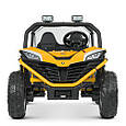 Дитячий квадроцикл Мотовездехід FORCE 1000 Sport EPS (жовтий колір), фото 3