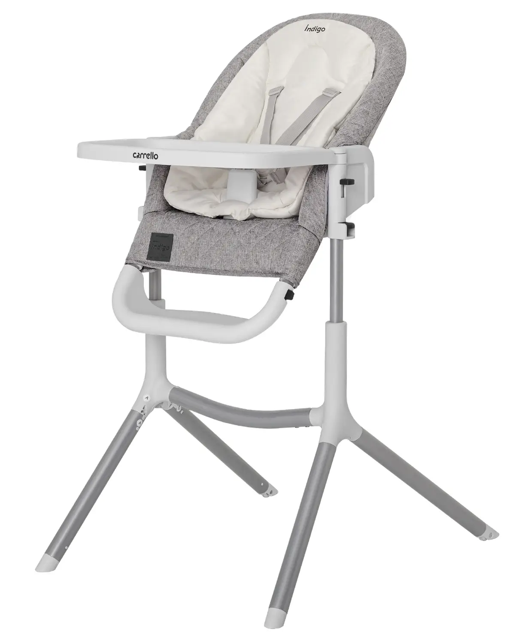 Стільчик для годування Carrello Indigo CRL-8402 Light Grey (Карелло Індиго)