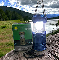 Кемпінговий ліхтар-лампа SH-5800T з POWER BANK LED-ЛАМПА із сонячною панеллю
